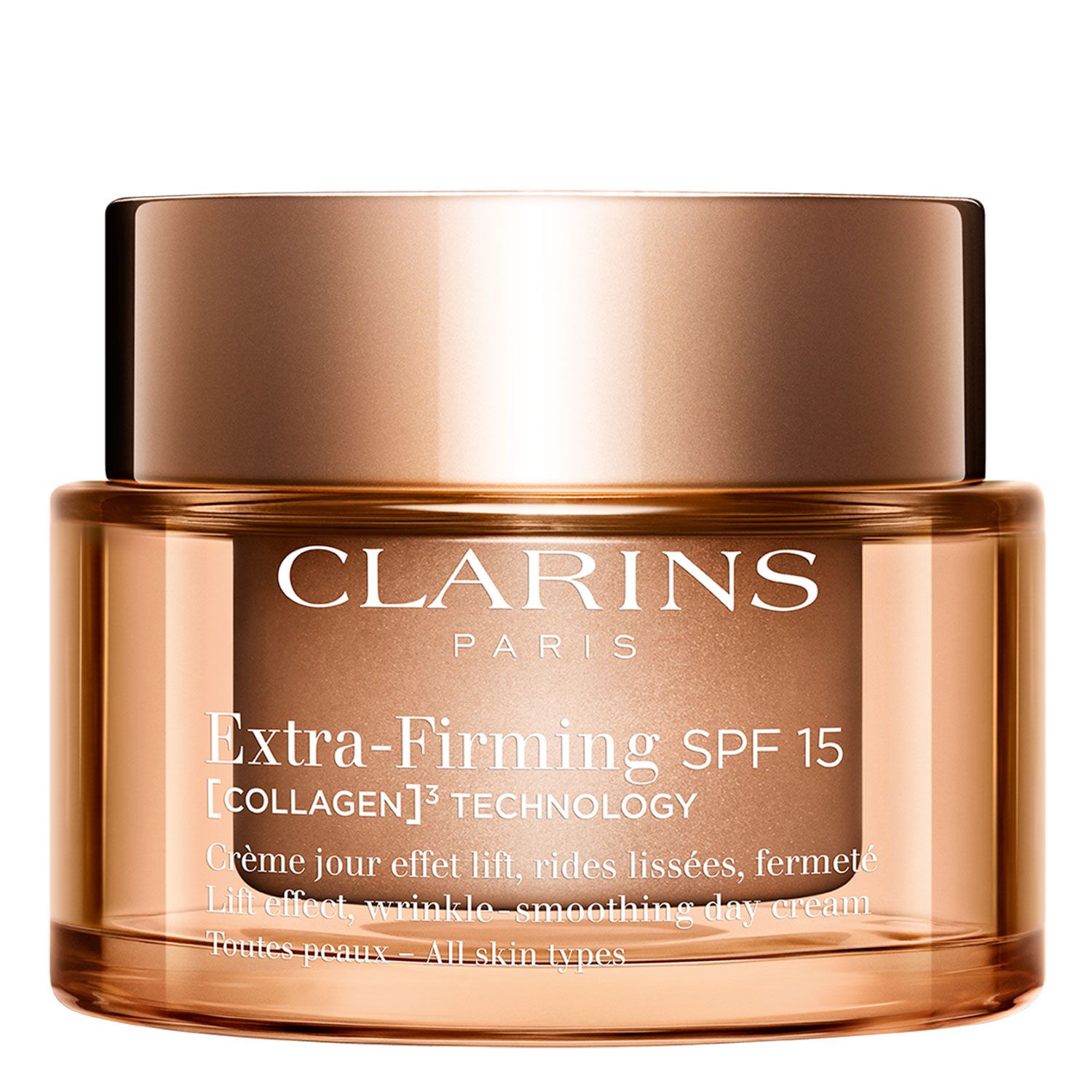 CLARINS Extra-Firming 40+ Jour SPF 15 [COLLAGEN]³ TECHNOLOGY Toutes Peaux Anti-Aging Pflege