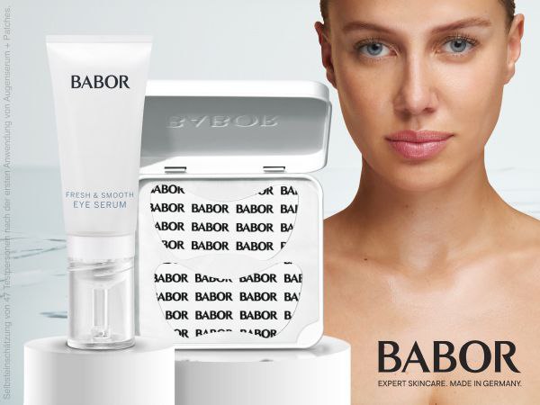 BABOR Ski novage Instant Fresh & Smooth Eye Serum + Patches