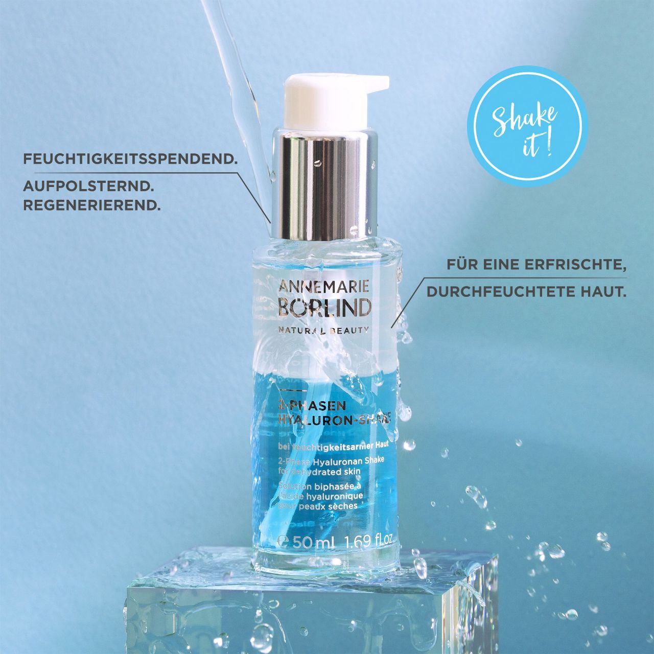 ANNEMARIE BÖRLIND 2-phase Hyaluron Shake Moisture serum